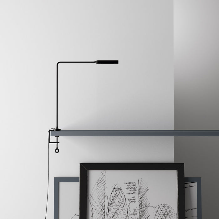 Flo Clamp klemlamp LED 3000K nikkel