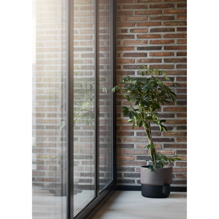 Oasis plantenbak medium Ø20.5 donkerbruin