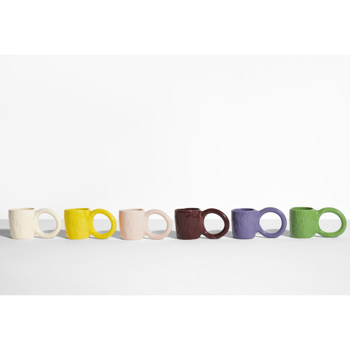 Donut espresso mok set van 2 Pistacchio