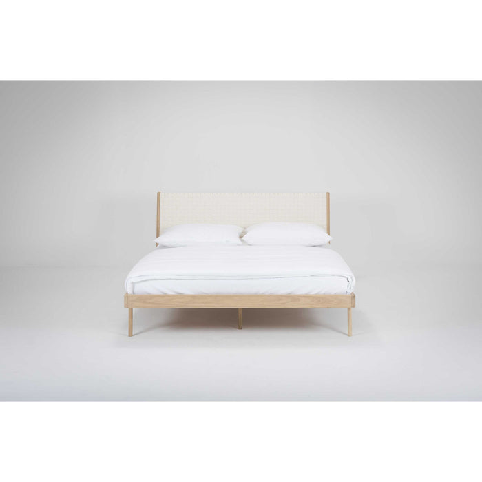 Fawn bed 180x200 cotton webbing blue