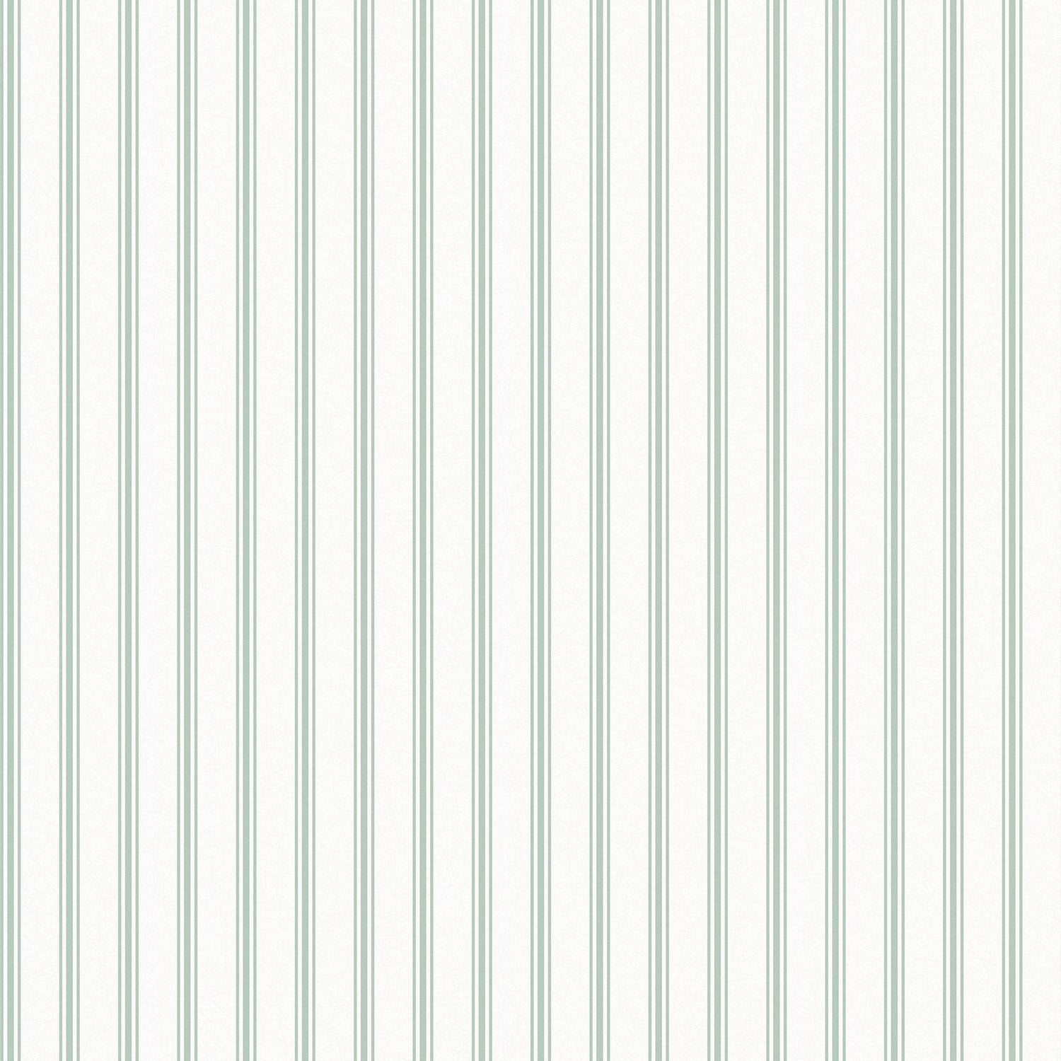 Laura Ashley Farnworth Stripe Behang - Streep - 10mx52cm - Groen
