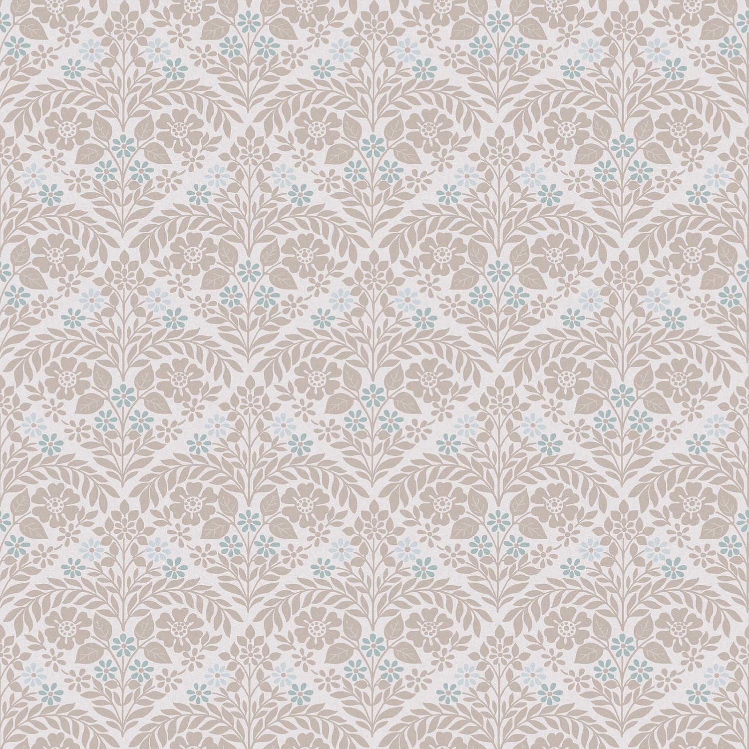 Laura Ashley Margam Behang - Bloemen - 10mx52cm - Beige