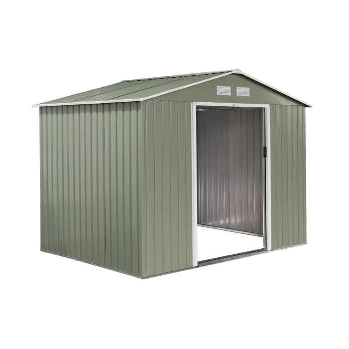 sweeek - Metaal tuinberging 5,29m² met verankeringsset