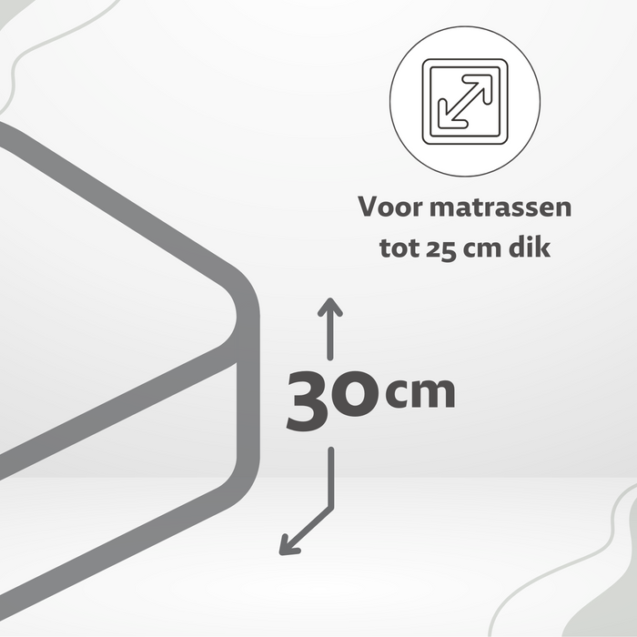 Ten Cate Katoensatijnen Hoeslaken - 90x220 - Naturel