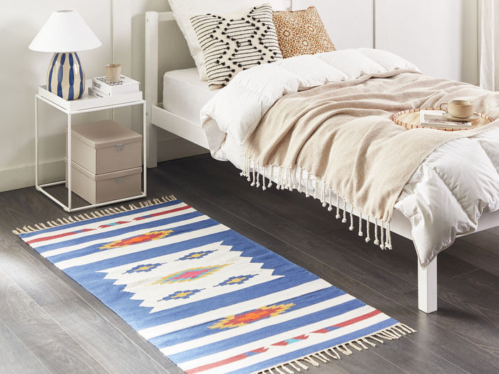 Beliani - VARSER - Vloerkleed - Meerkleurig - 80 x 150 cm - Katoen