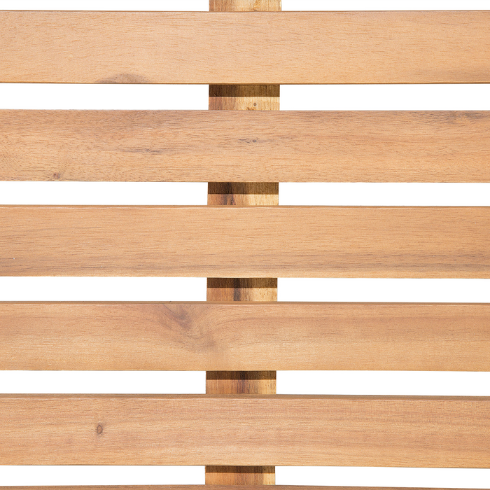 Beliani - CESANA - Ligstoel - Lichte houtkleur - Acaciahout