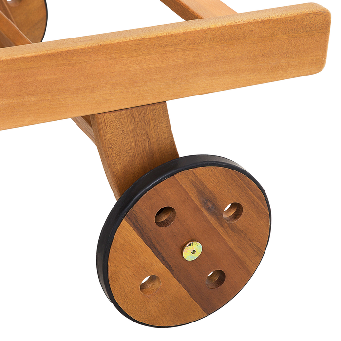 Beliani - JAVA - Strandstoel - Lichte houtkleur - Acaciahout