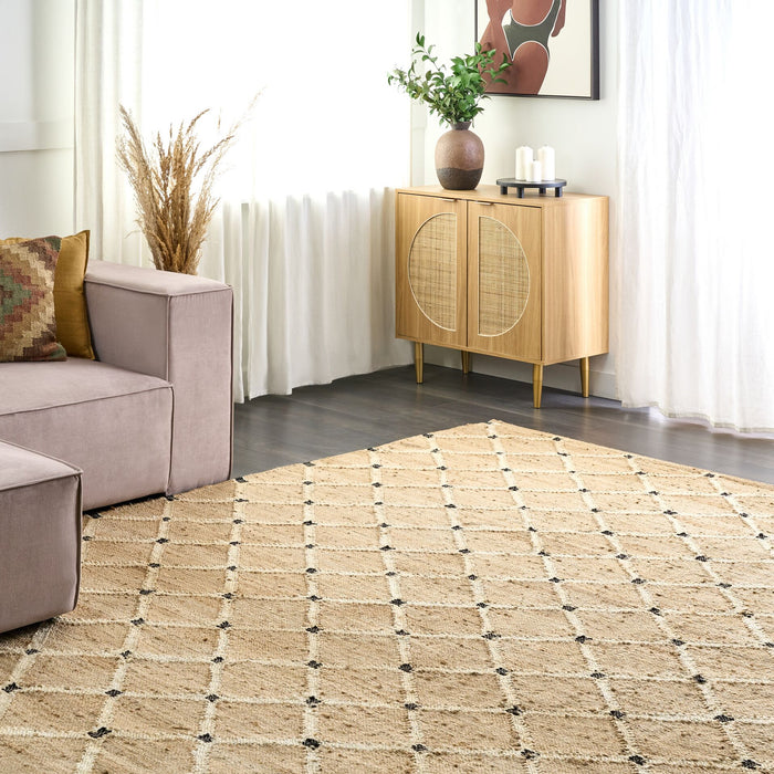 Beliani - KALEKOY - Vloerkleed - Lichtbeige - 300 x 400 cm - Jute