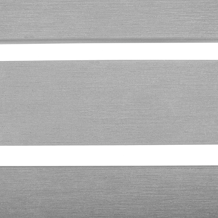 Beliani - ADIRONDACK - Voetenbank - Lichtgrijs - Kunsthout