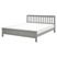 Beliani-MAYENNE -Tweepersoonsbed-Grijs-160 x 200 cm-Dennenhout