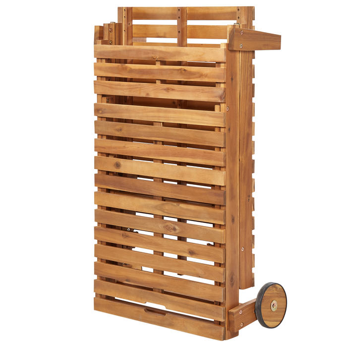 Beliani - PIETRALUNGA - Ligstoel - Lichthout - Acaciahout