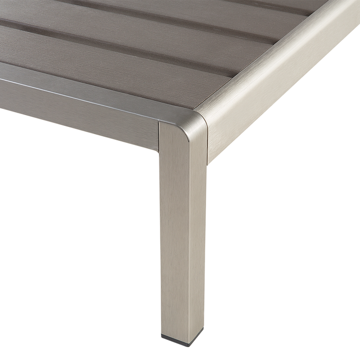Beliani - NARDO - Strandstoel - Grijs - Aluminium