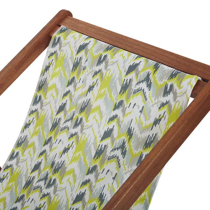 Beliani-ANZIO|AVELLINO-Ligstoel doek set van 2-Multicolor-Polyester