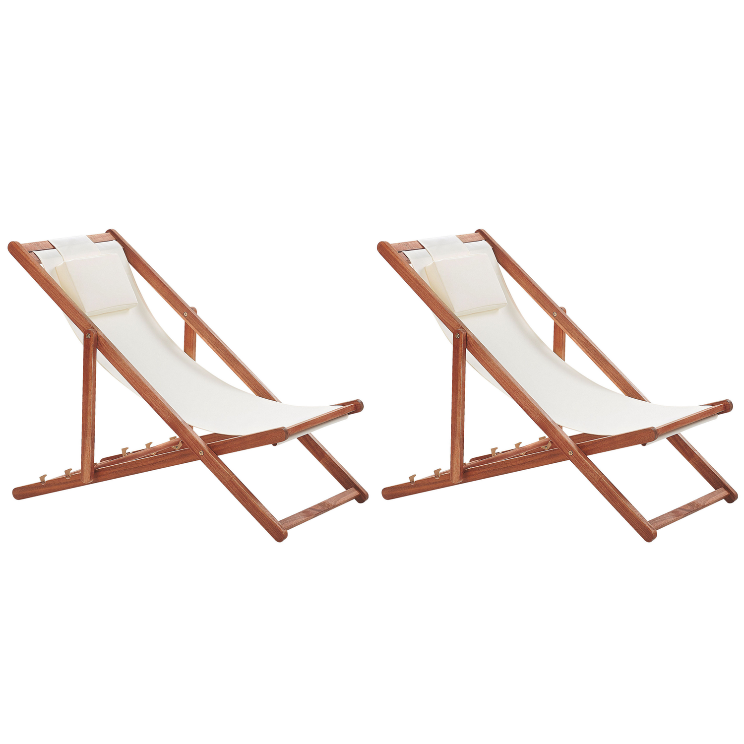 Beliani - AVELLINO - Ligbed - Wit - Polyester