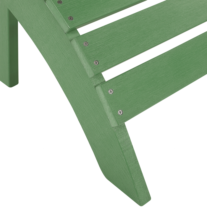 Beliani - ADIRONDACK - Voetenbank - Groen - Kunsthout