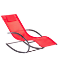 Beliani - CARANO II - Strandstoel - Rood - Staal