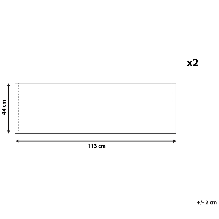 Beliani-ANZIO|AVELLINO-Ligstoel doek set van 2-Groen Patroon-Polyester