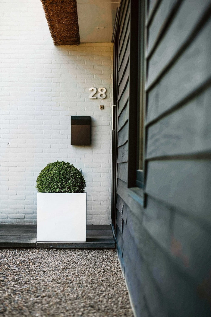 Capi Europe Bloempot vierkant Terrazzo - 40x40 - Wit