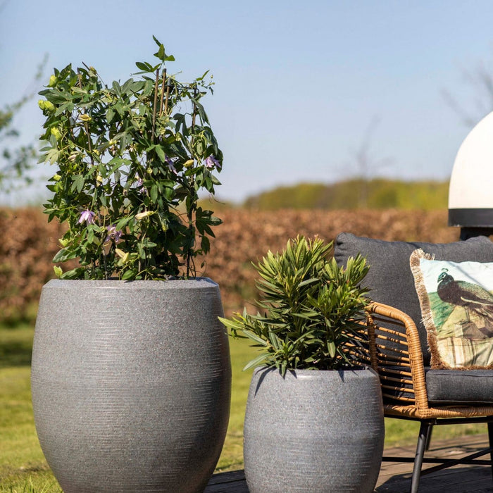 Capi Europe Vaas elegant deluxe Granite - 63x75 - Antraciet