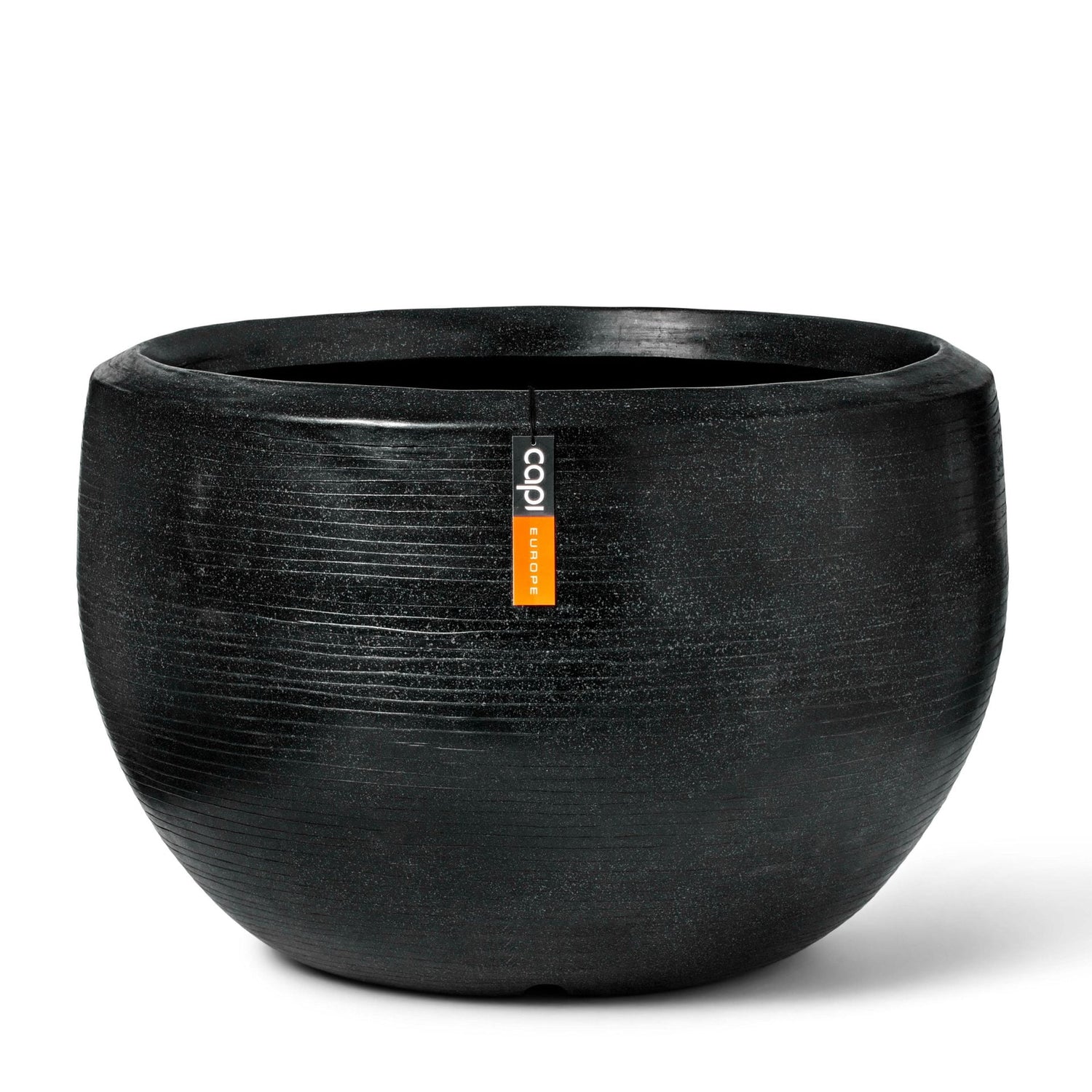 Capi Europe Vaas bol Granite - 177x120 - Zwart