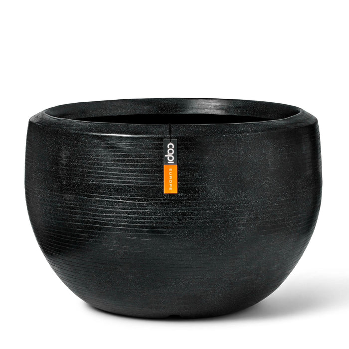 Capi Europe Vaas bol Granite - 177x120 - Zwart