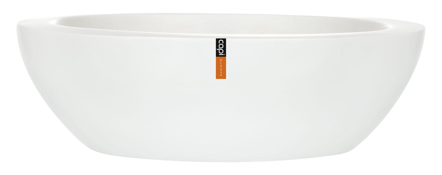 Capi Europe Schaal laag Terrazzo - 24x7 - Wit