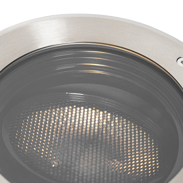 QAZQA Buiten grondspot staal AR111 verstelbaar IP65 - Delux Honey