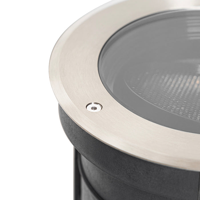 QAZQA Buiten grondspot staal AR111 verstelbaar IP65 - Delux Honey