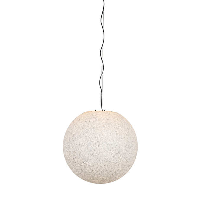 QAZQA Moderne buiten hanglamp grijs 56 cm IP65 - Nura