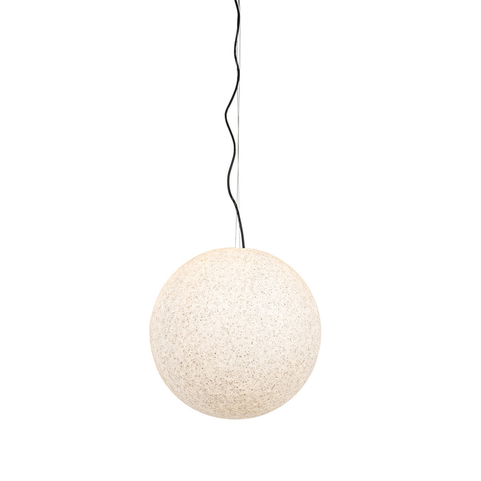 QAZQA Moderne buiten hanglamp grijs 45 cm IP44 - Nura