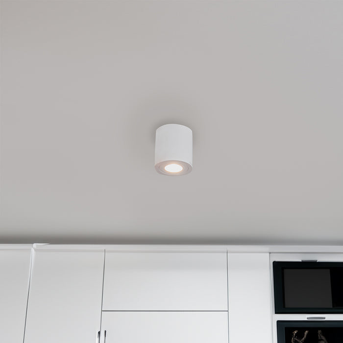 QAZQA Moderne ronde badkamer spot wit - Capa