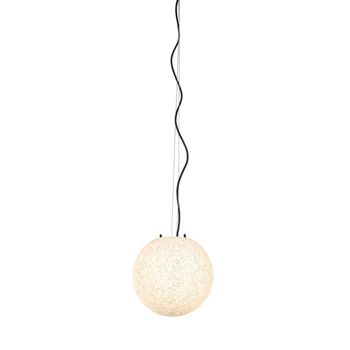 QAZQA Moderne buiten hanglamp grijs 25 cm IP44 - Nura