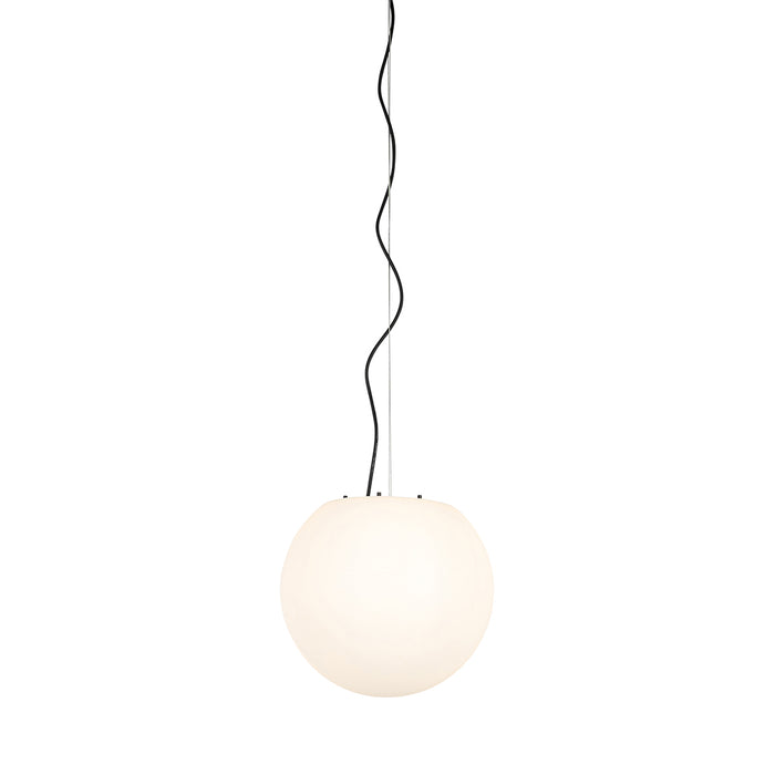 QAZQA Moderne buiten hanglamp wit 35 cm IP44 - Nura