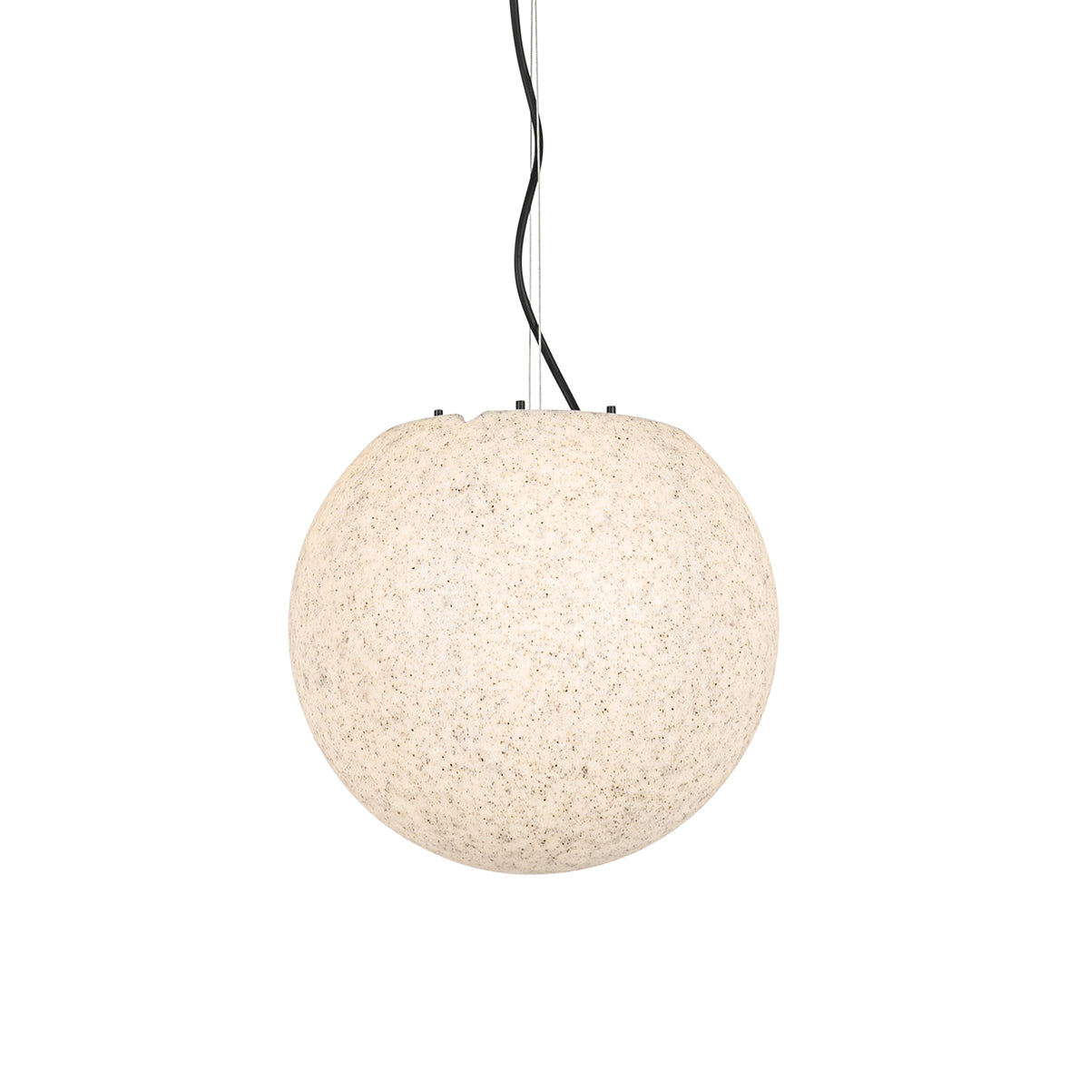 QAZQA Moderne buiten hanglamp grijs 35 cm IP44 - Nura