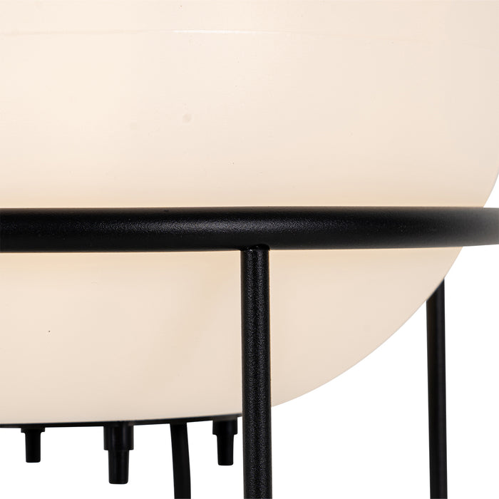 QAZQA Design buiten vloerlamp zwart - Jannie