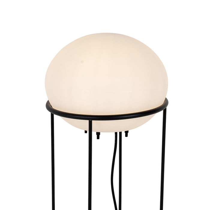 QAZQA Design buiten vloerlamp zwart - Jannie