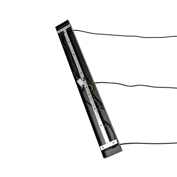 QAZQA Design hanglamp zwart met goud en smoke glas 3-lichts - Kyan