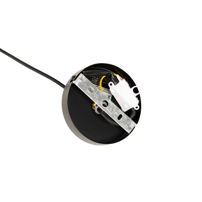 QAZQA Design hanglamp zwart met smoke glas - Chico