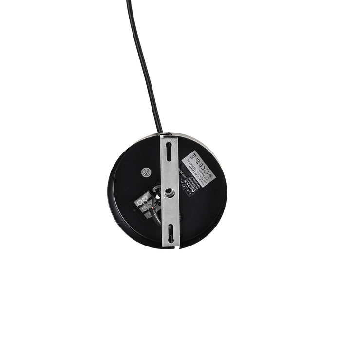 QAZQA Oosterse hanglamp zwart met goud 35 cm - Japke