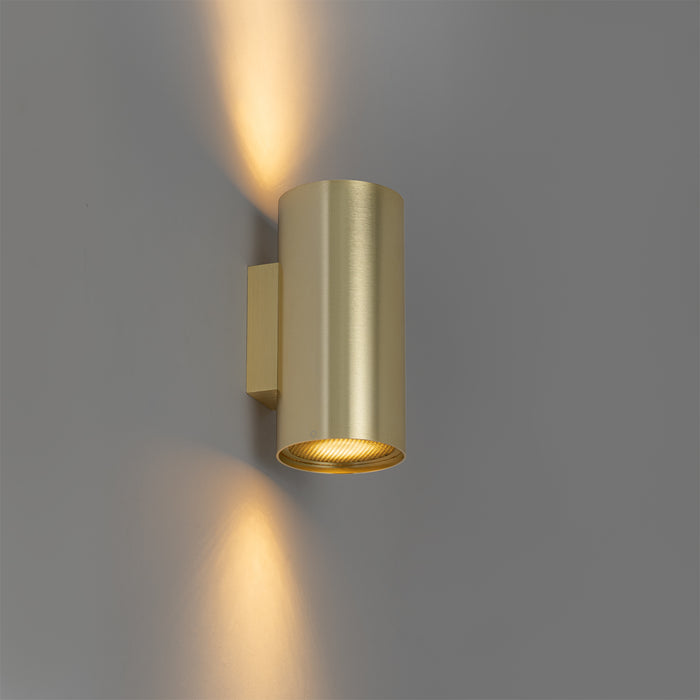QAZQA Design wandlamp goud rond 2-lichts - Sab Honey