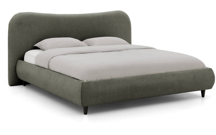 Goossens Bedframe Pecaro - 180 x 200 - Alpine thyme 206 - Bouclé