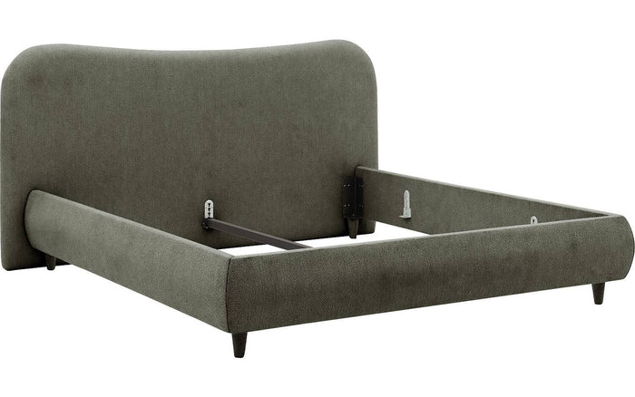 Goossens Bedframe Pecaro - 180 x 200 - Alpine thyme 206 - Bouclé