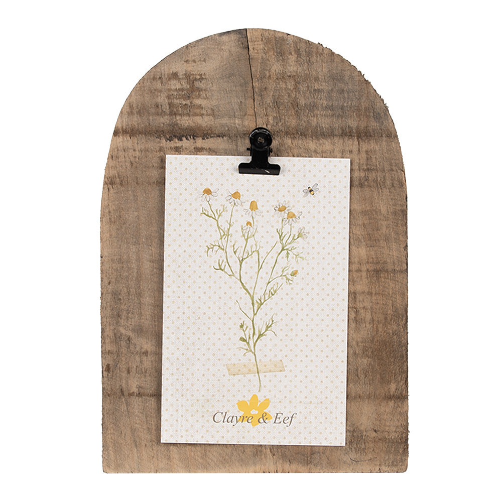 Clayre & Eef Fotolijst  15x2x22 cm Bruin Hout Rechthoek Fotohouder