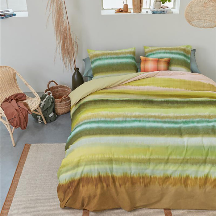 Beddinghouse Hila Dekbedovertrek 200 x 200/220 cm - Groen
