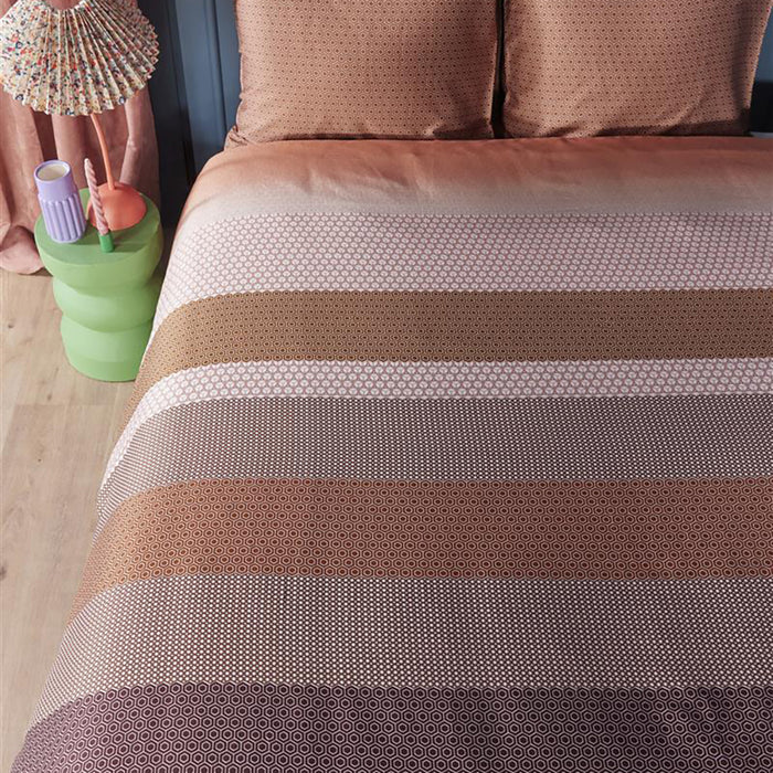 Beddinghouse Theo Dekbedovertrek 200 x 200/220 cm - Terra