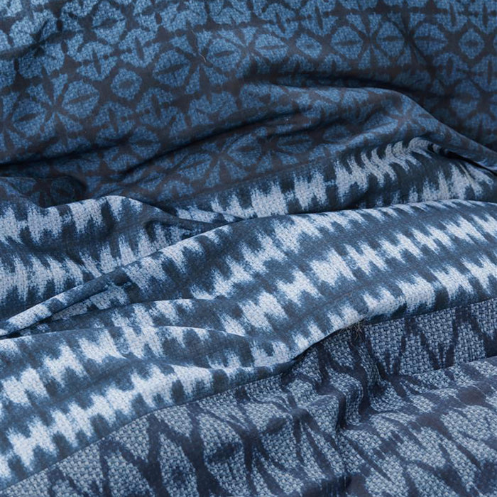 Beddinghouse Yori Dekbedovertrek 200 x 200/220 cm - Blauw