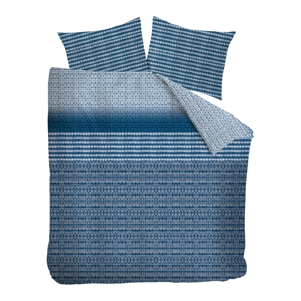Beddinghouse Yori Dekbedovertrek 200 x 200/220 cm - Blauw