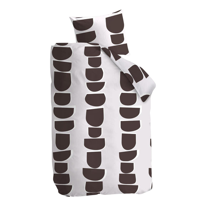 vtwonen Moons Dekbedovertrek 140 x 200/220 cm - Bruin