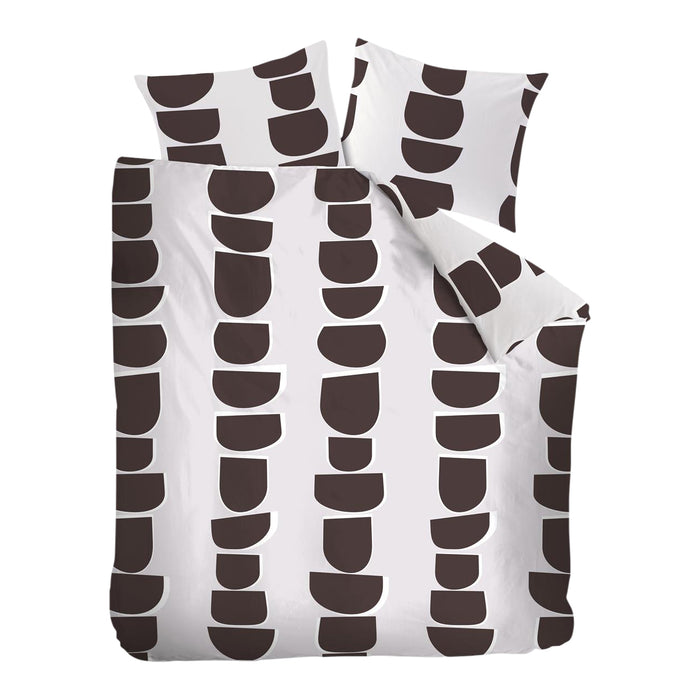 vtwonen Moons Dekbedovertrek 240 x 200/220 cm - Bruin