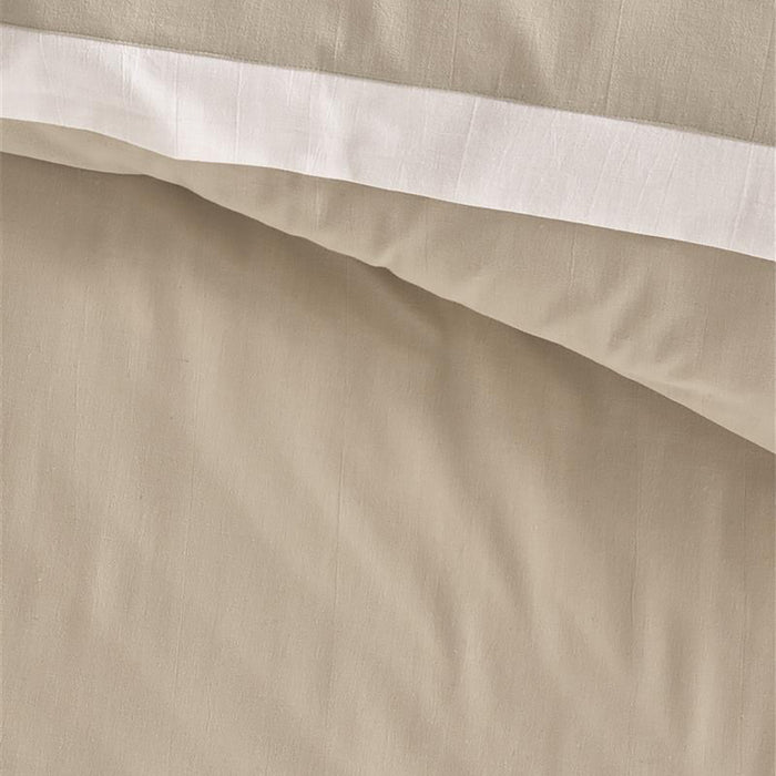 Rivièra Maison Ease Dekbedovertrek 140 x 200/220 cm - Zand
